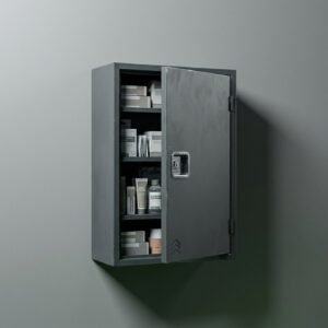 First Aid Cabinet, 3-Shelf, 75-Person