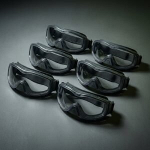 Over-Glasses Safety Goggles, 6-Pack
